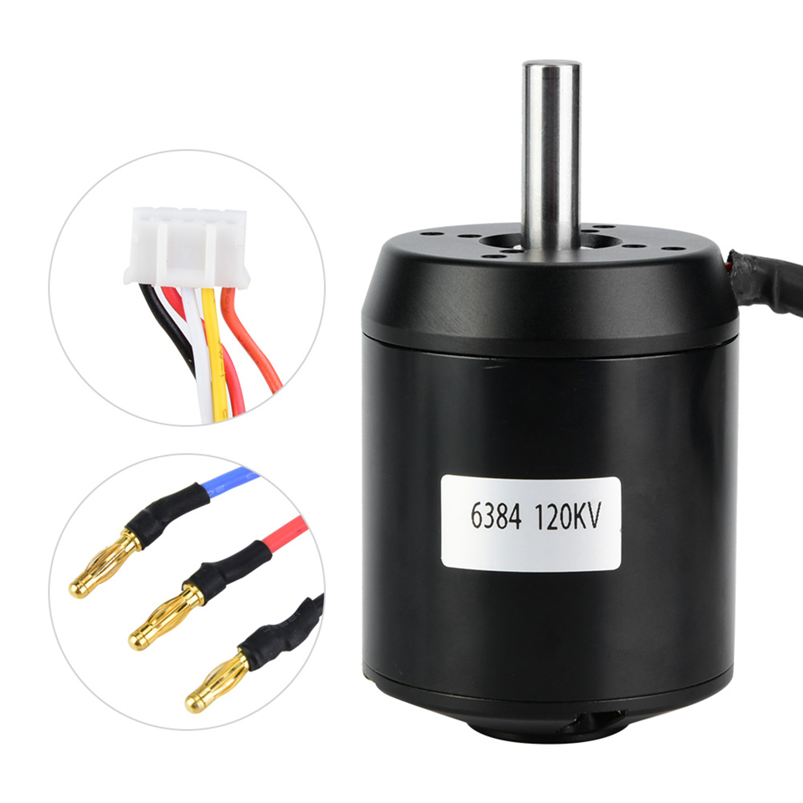มอเตอร์ไร้แปรงถ่านแบบ Outrunne - 6384 Brushless Motor Sensored บทวิจารณ์และราคา